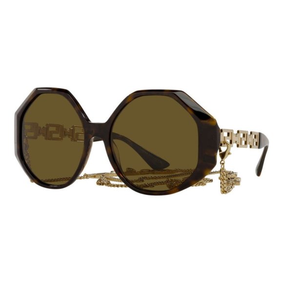VERSACE irregular round sunglasses main image 6